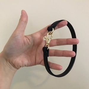 Dagne Dover Black Wrist Strap