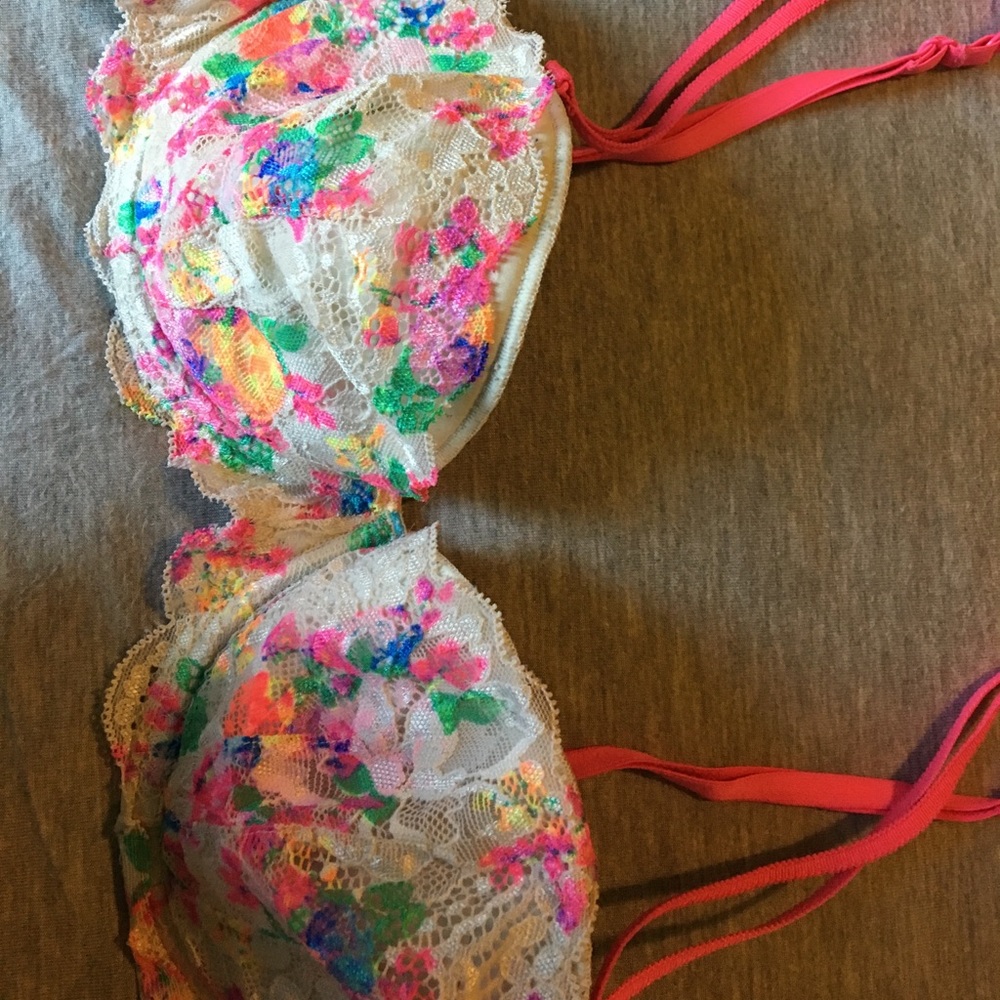 2 Victoria's Secret PINK convertible bras 32C - Picture 4 of 5