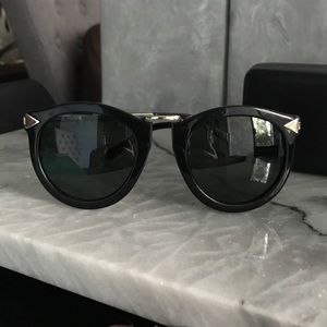 Karen Walker "Harvest" blk&gold sunglasses