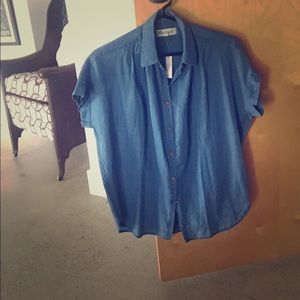 New with tags Madewell Central Shirt in Indigo