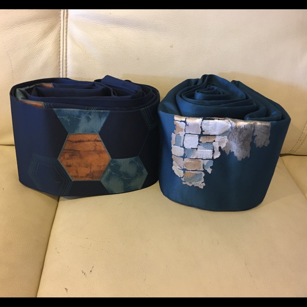 Beautiful Japanese Kimono Obi /belts & Tabi Set