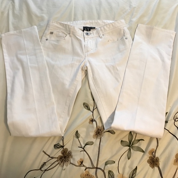 Armani Exchange Denim - A/X white jeans