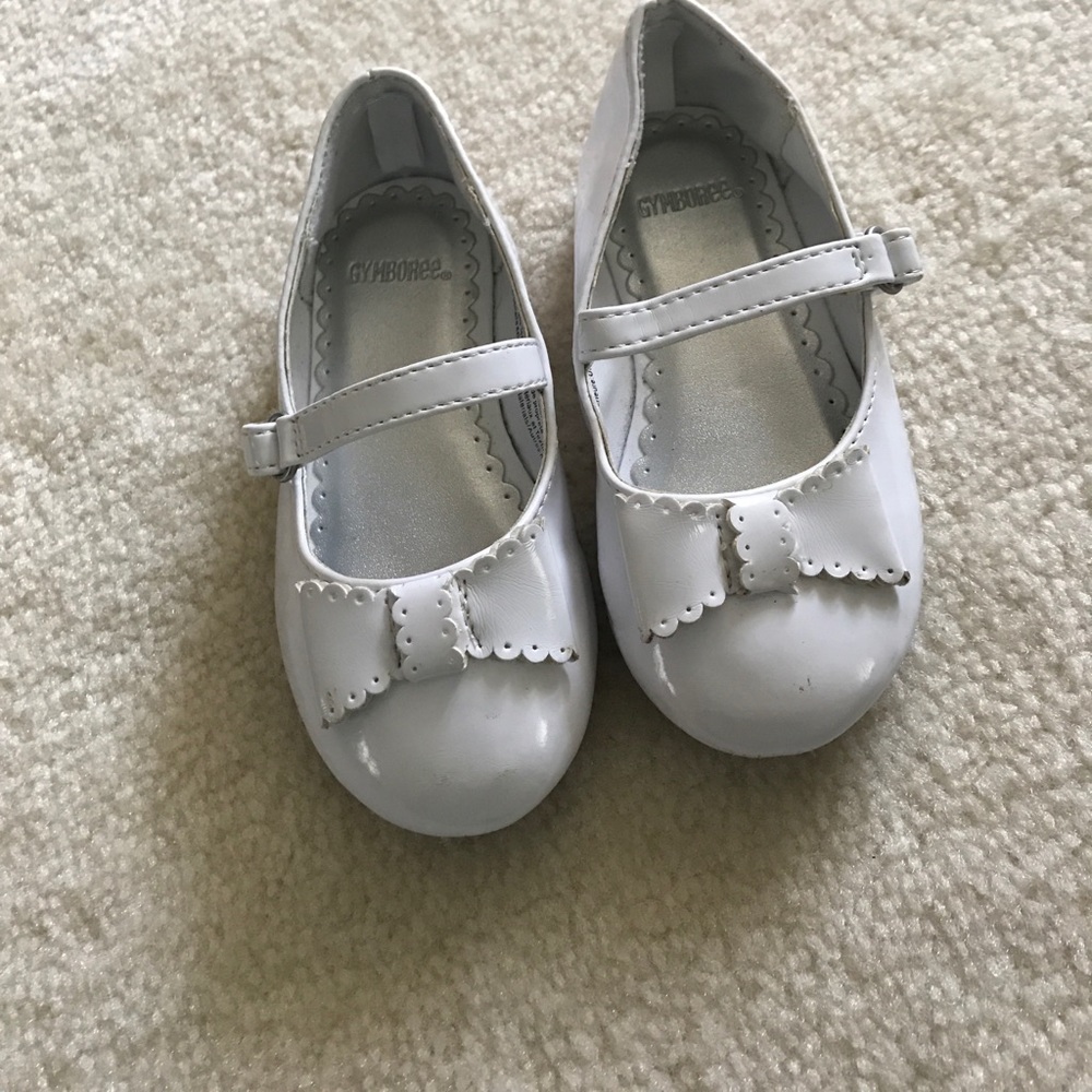 Gymboree Girls White Dress Shoes