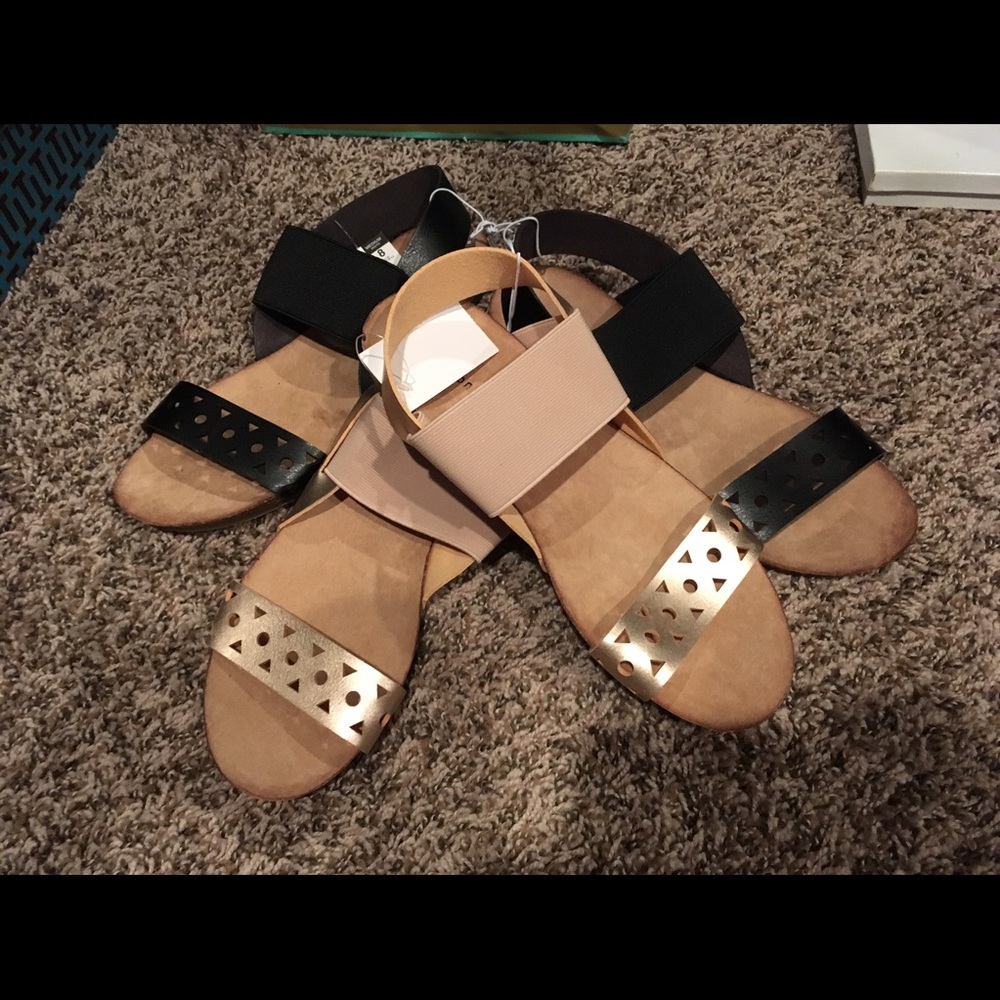 Two pairs of sandals
