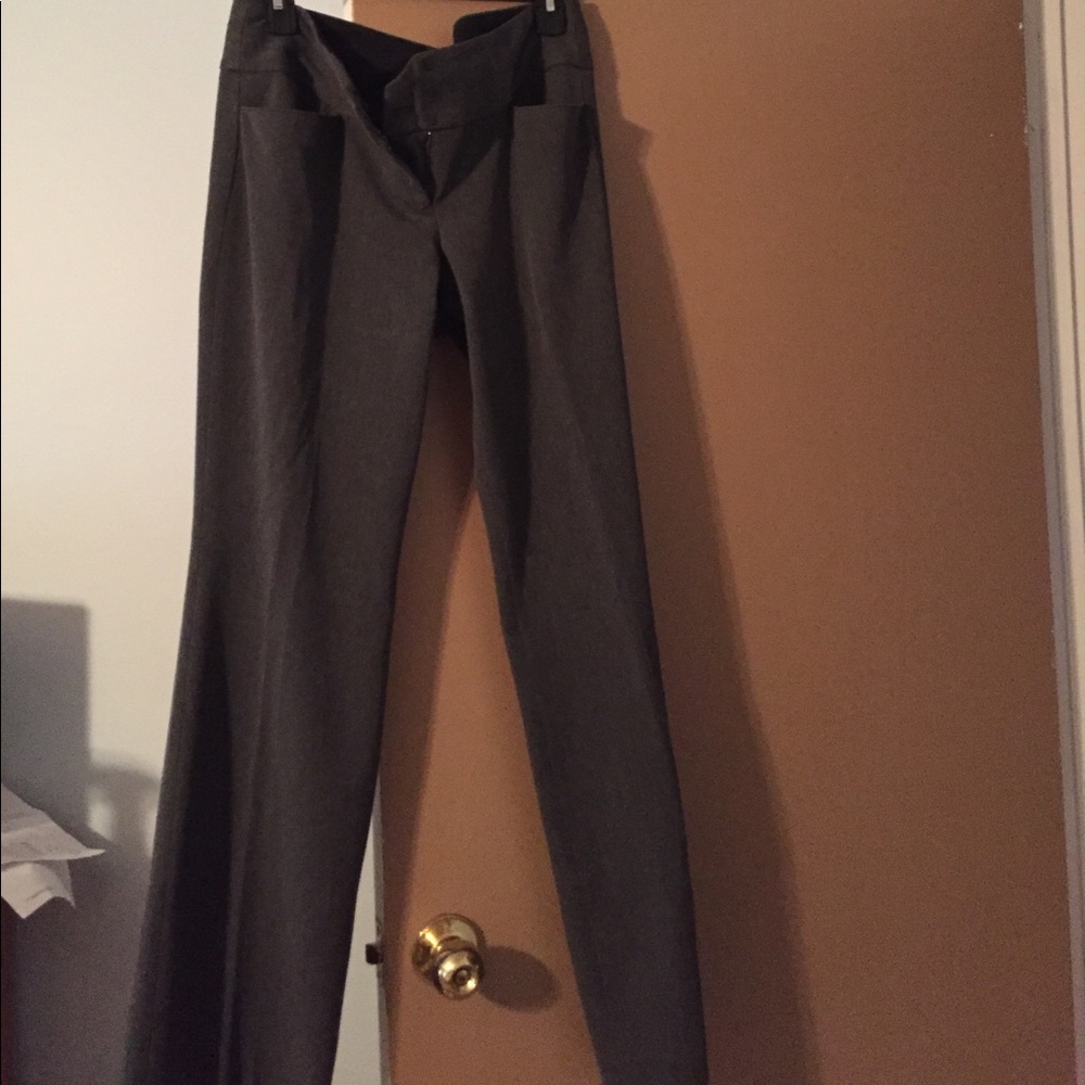 Grey like new editor work pants
