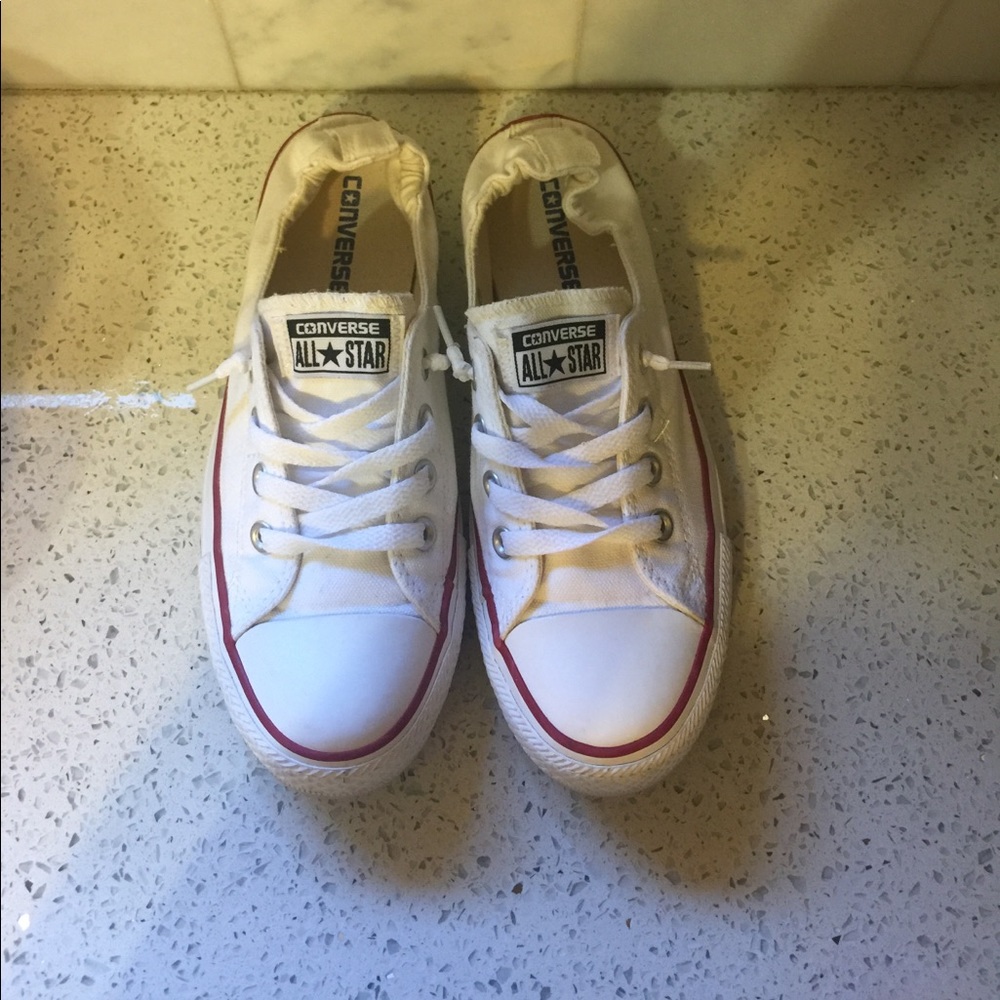 White converse sneaker