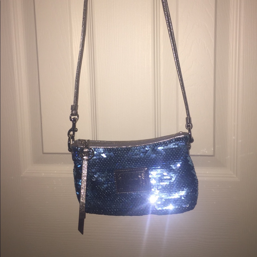 Blue Coach purse