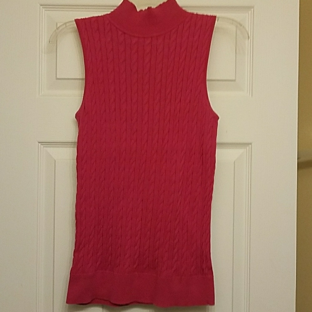 Sleeveless Talbots sweater