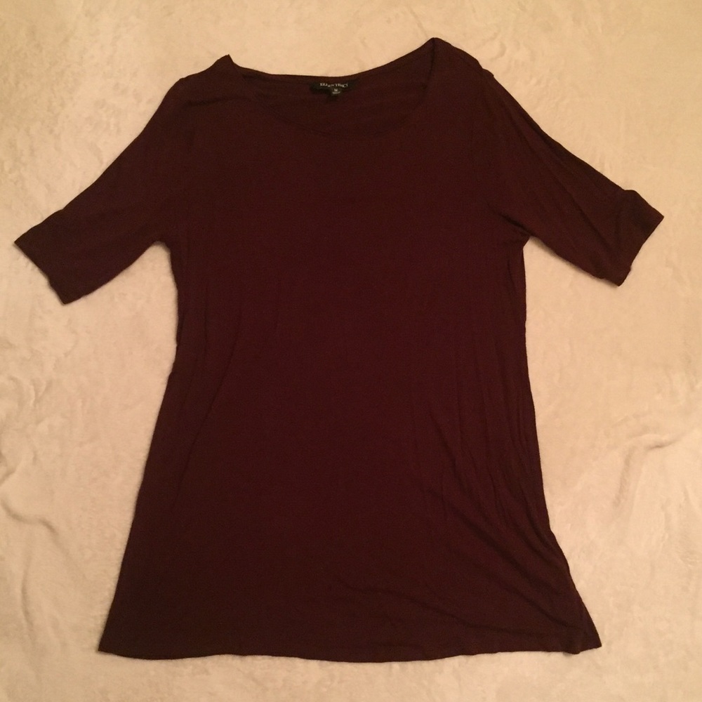 Maroon half sleeve tunic