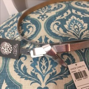 Vince Camuto silver Belt size Med
