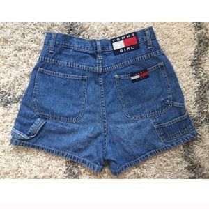 vintage tommy hilfiger jean shorts