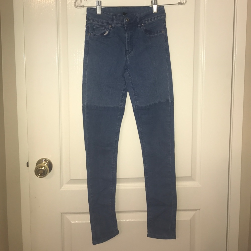 Multi blue jeans