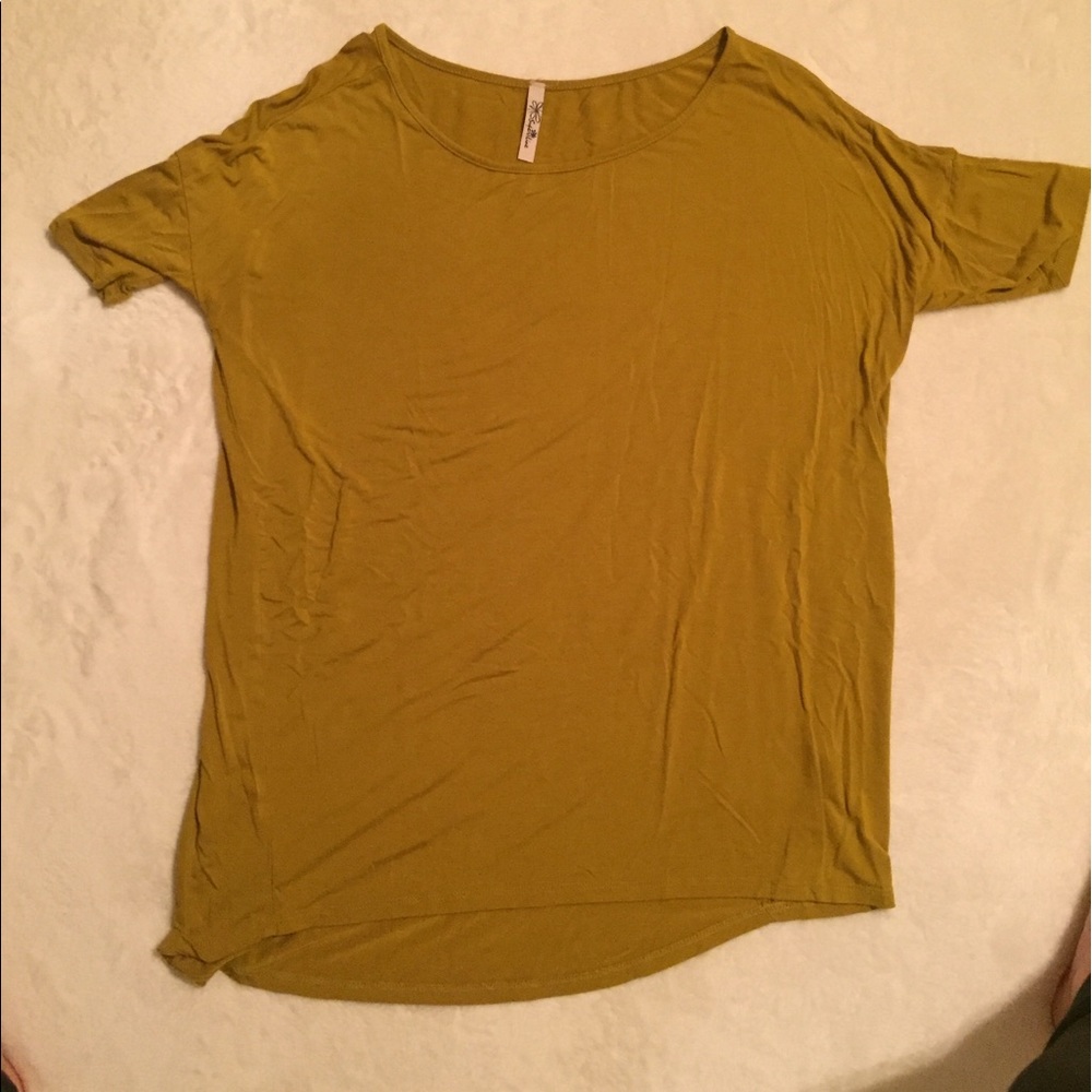 Mustard yellow half sleeve tunic