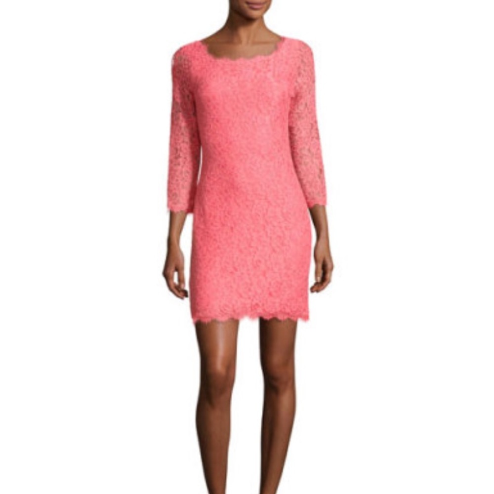 FINAL! Diane von Furstenberg Zarita Lace Dress - Picture 1 of 3