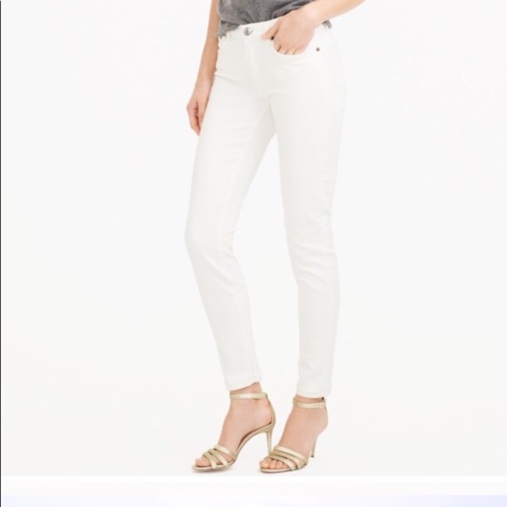 JCrew White Skinny Jeans