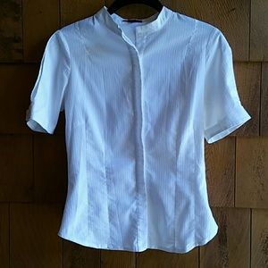 XS Sisley white button down