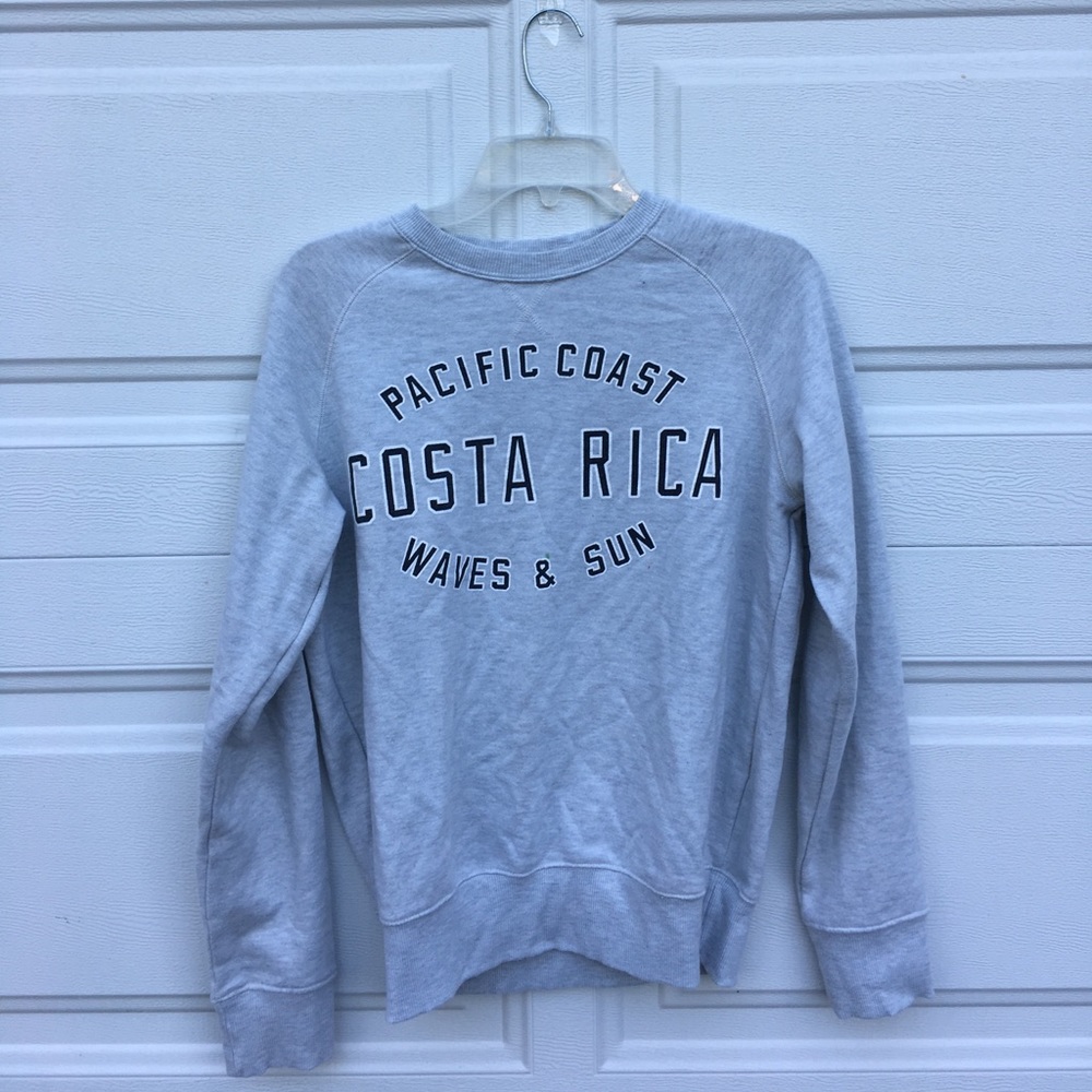MENS Costa Rica Grey Crewneck Medium