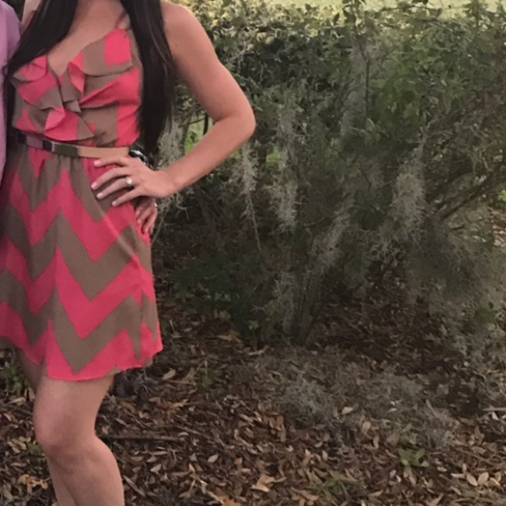BCBG Chevron Dress