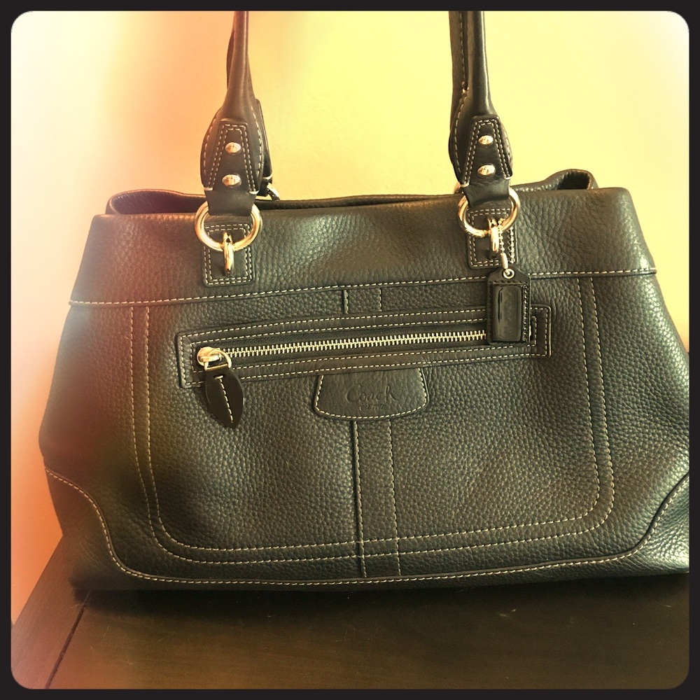 Black Coach handbag