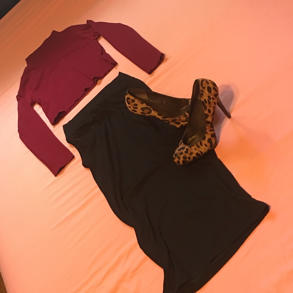 Great burgundy croptop