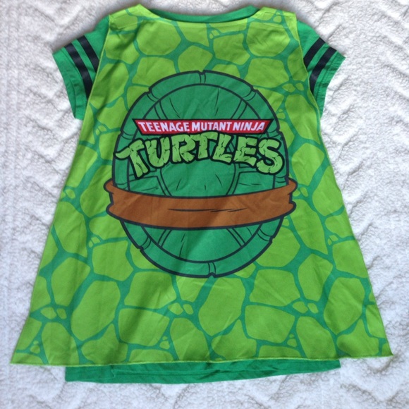 💚TMNT Halloween shirt w/ cape💚 - Picture 5 of 5