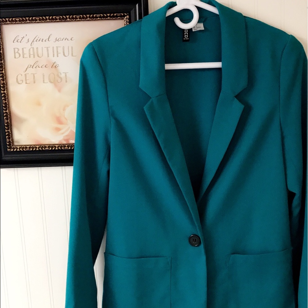 H&M Teal blazer