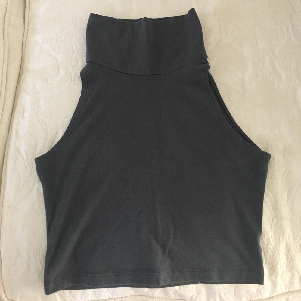 American Apparel turtleneck crop top