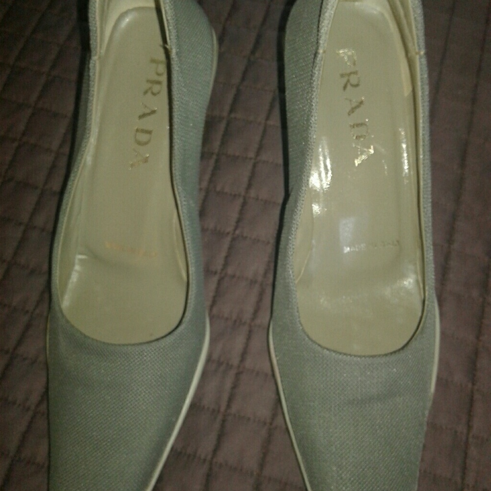 Vintage Prada Nylon Shoes 37 1/2 FIRM $$