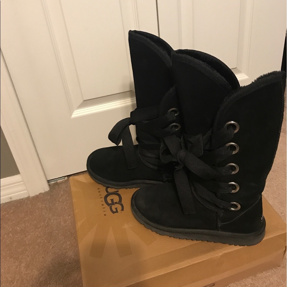 Black UGG boots