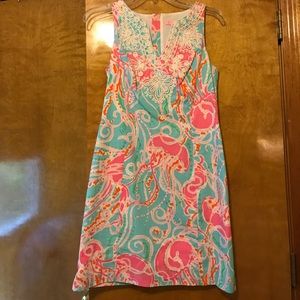 LILLY PULITZER jellyfish shift dress