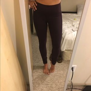 Dark purple lulu lemon yoga pant