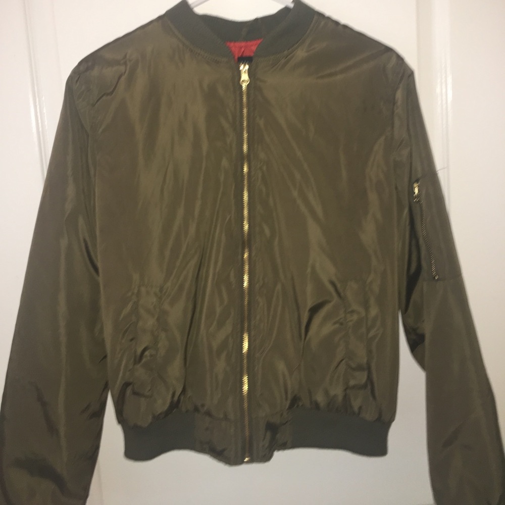 Green Bomber Jacket