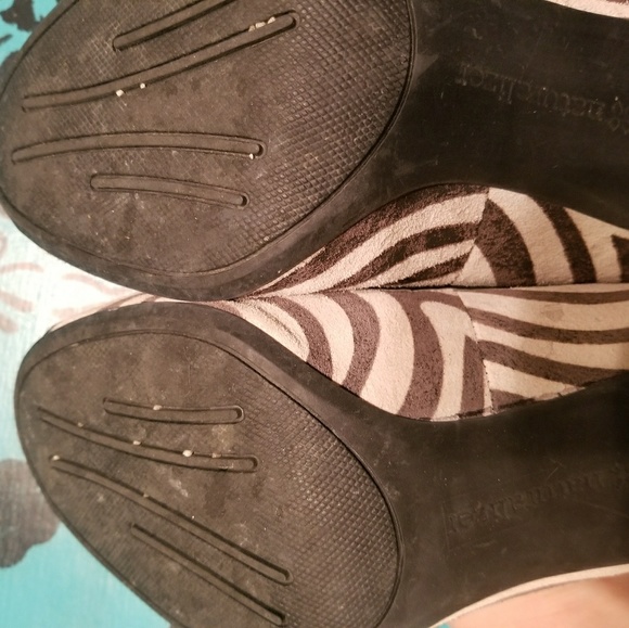 Zebra Black High Heels - Picture 4 of 4