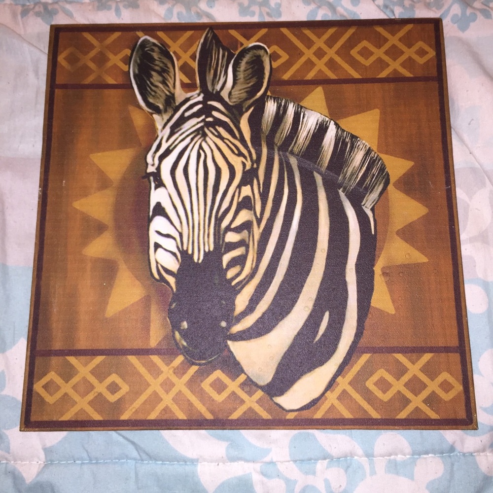 Zebra Jungle Wall Decor