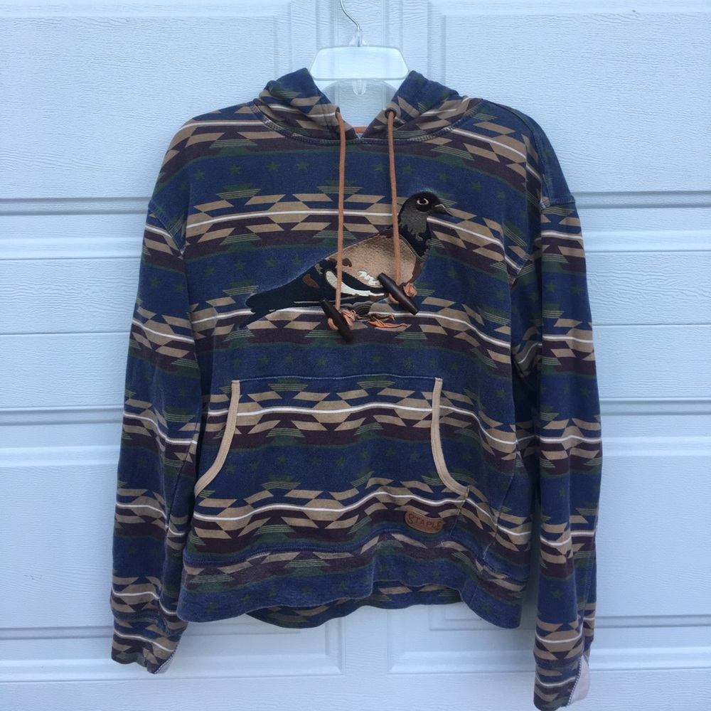 Pigeon Brand Hoodie MENS MEDIUM