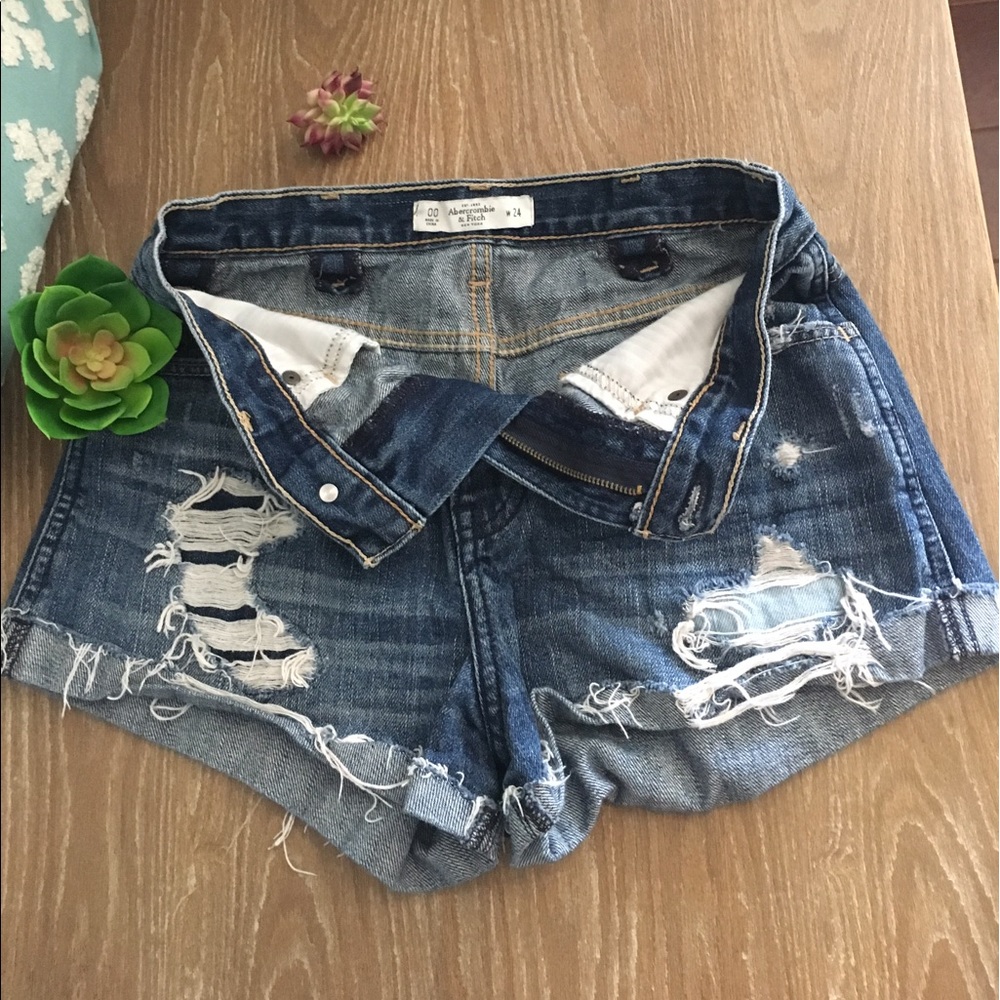 A&F jean shorts