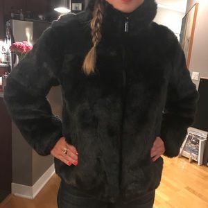 Michael Kors NWOT faux fur jacket