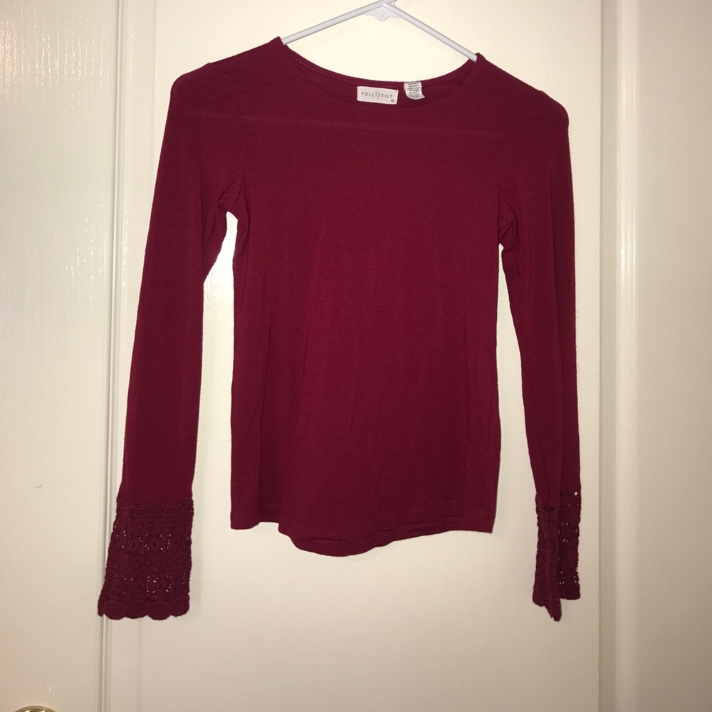 Girls Red long sleeve from tillys