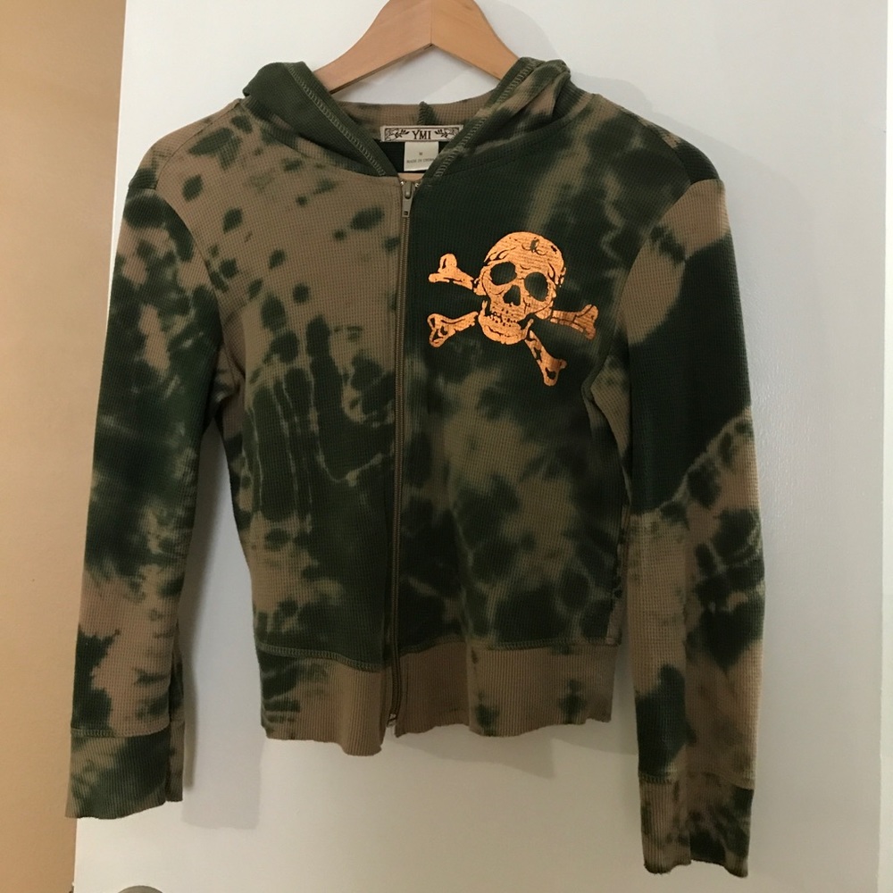 Green camo hoodie