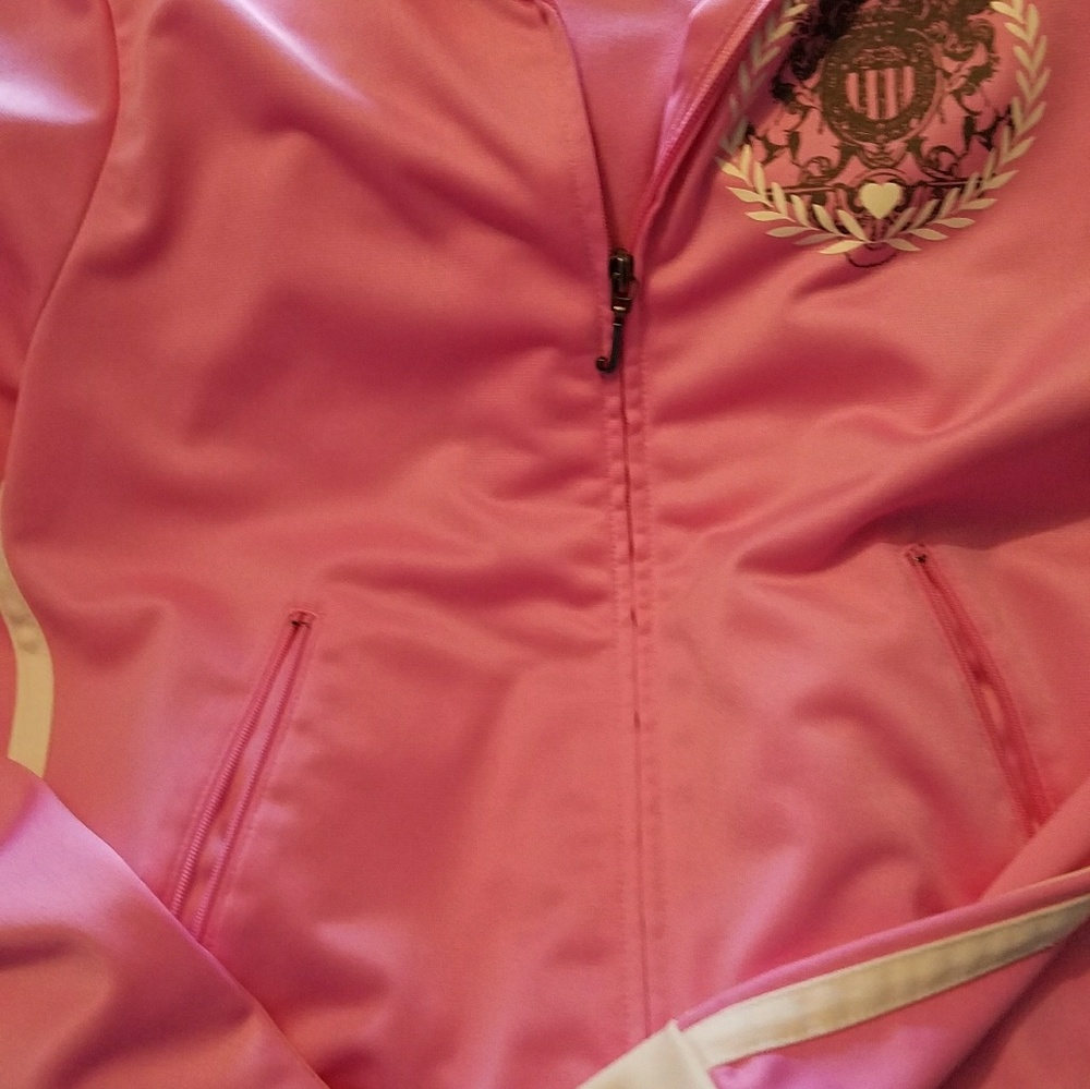 Juicy large zip up track jacket