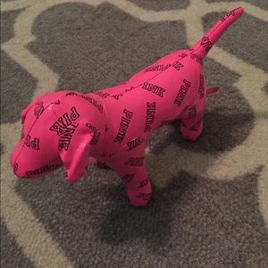 VS pink logo dog