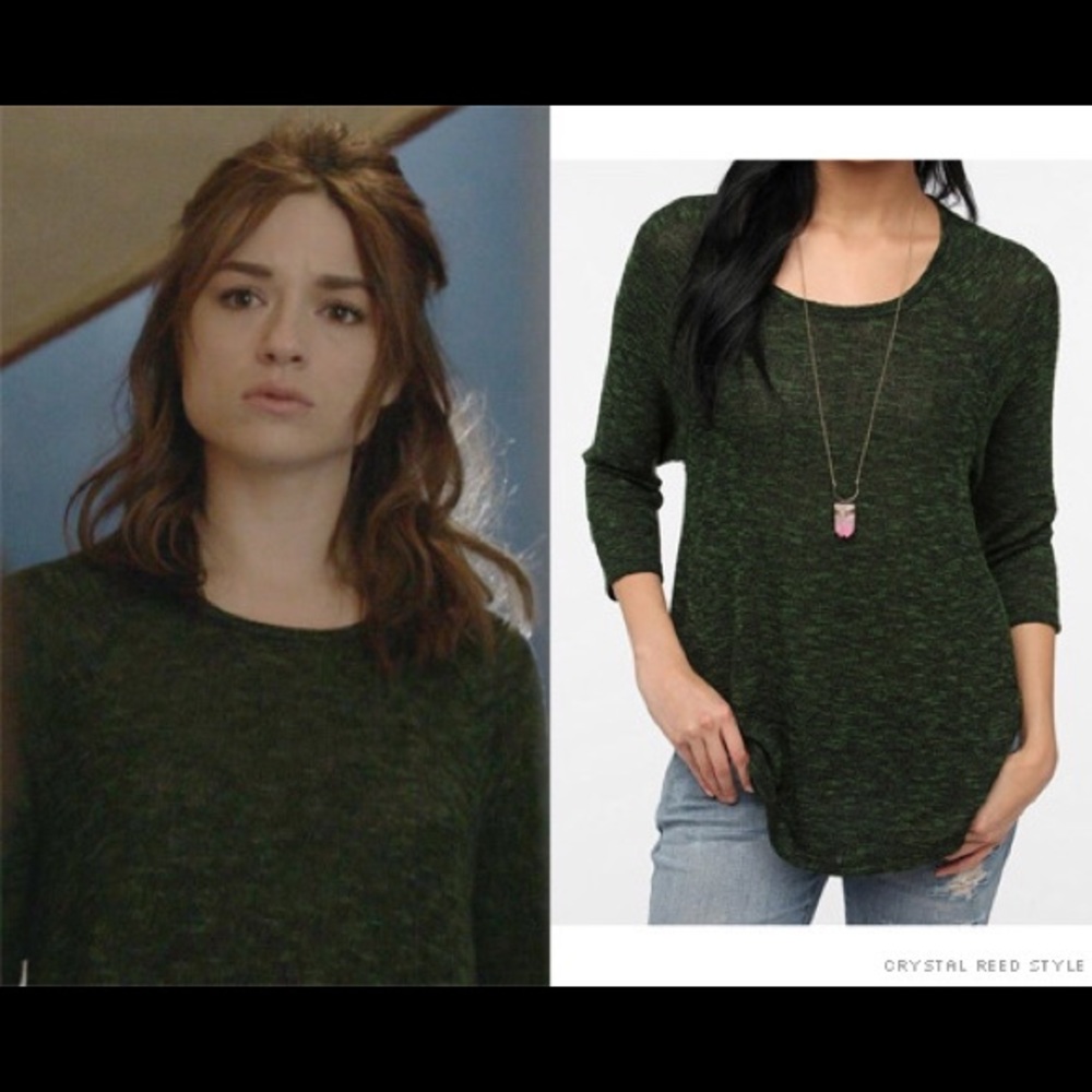 Teen Wolf Sparkle & Fade A-Line Sweater