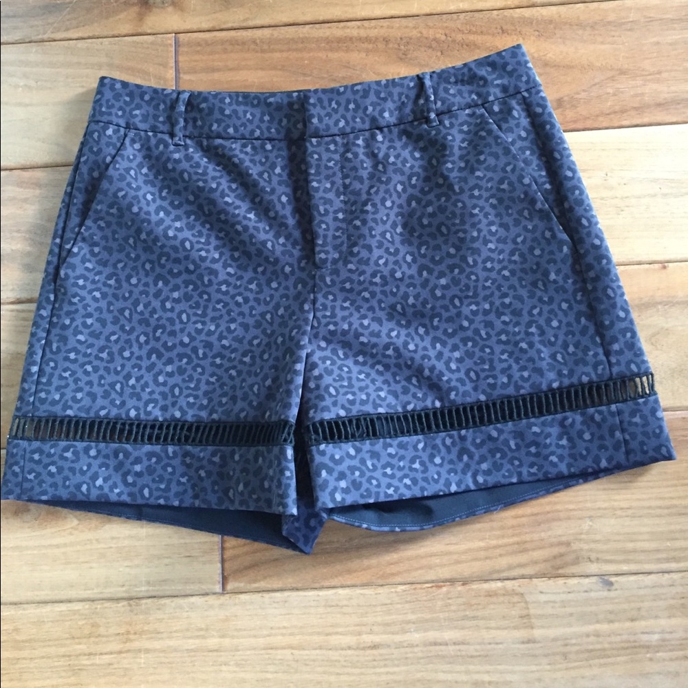Rebecca Taylor Cheetah 5" Shorts Size 8