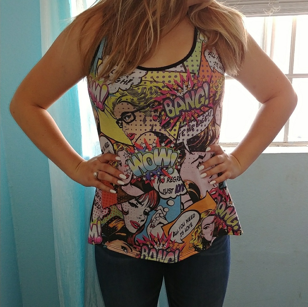 Pop art tank