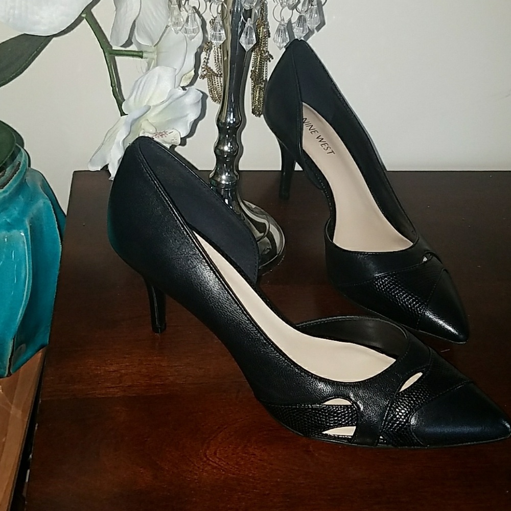 Nine West heel work pump leather 7.5