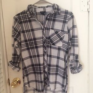Black and white flannel