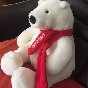 Cute Coca Cola Polar Bear Doll!