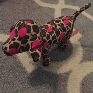Cheetah print pink dog