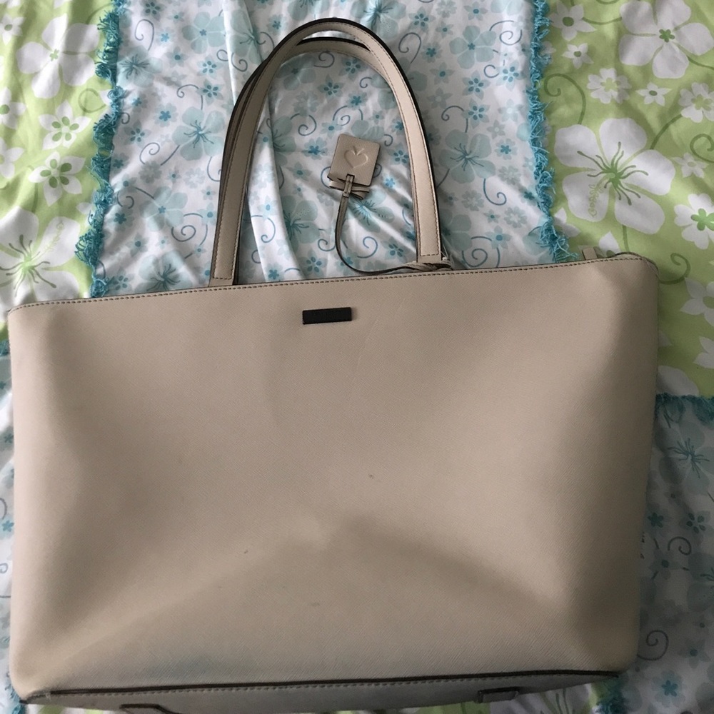Nude Kate Spade tote