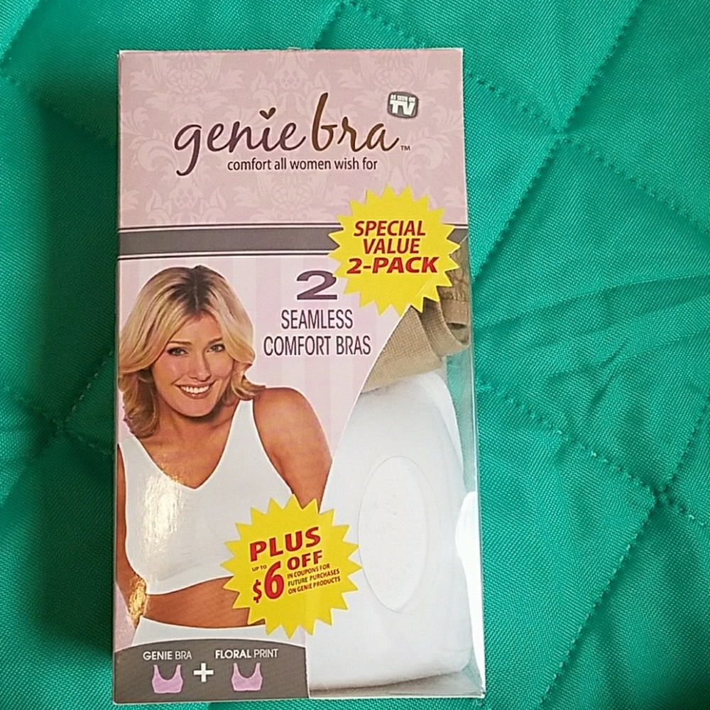 2 pack BRAND NEW Genie bras